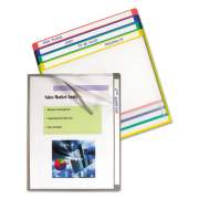 C-Line Write-On Project Folders, Straight Tab, Letter Size, Assorted Colors, 25/Box (62160)