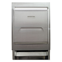 MOD Recessed Dispenser Housing with Trim Panel, 11.13 x 4 x 15.37, Stainless Steel (43823)