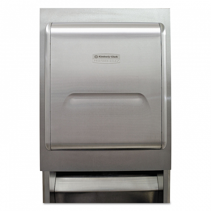 MOD Recessed Dispenser Housing with Trim Panel, 11.13 x 4 x 15.37, Stainless Steel (43823)