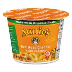 Annie's Homegrown Aged Cheddar Mac and Cheese, 2.01 oz Cup, 12/Carton (00058)