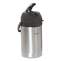 Lever Action Airpot, 84 oz, Stainless Steel/Black (AIRPOT25)