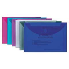 C-Line Reusable Poly Envelope, Hook and Loop Closure, 9.5 x 13, Assorted (58000)