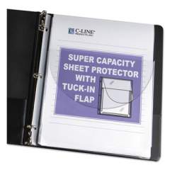 C-Line Super Capacity Sheet Protectors with Tuck-In Flap, 200", Letter Size, 10/Pack (61027)