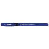 Zebra Z-Grip Basics LV Ballpoint Pen, Stick, Medium 1 mm, Blue Ink, Blue Barrel, Dozen (23620)