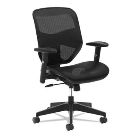 HON VL534 Mesh High-Back Task Chair, Supports Up to 250 lb, 18" to 22" Seat Height, Black (VL534MST3)