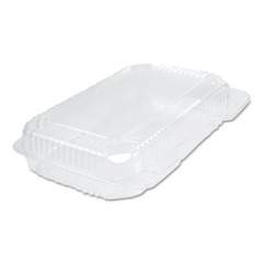 Dart Staylock Clear Hinged Lid Containers, Plastic, 6 4/5x2.1x9 2/5, 125/pk, 2/ctn (PET30UT1)