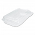 StayLock Clear Hinged Lid Containers, 6.8 x 9.4 x 2.1, Clear, Plastic, 125/Pack, 2 Packs/Carton (PET30UT1)