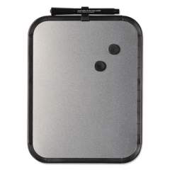 MasterVision Magnetic Dry Erase Board, 11 x 14, Black Plastic Frame (CLK020402)