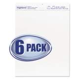 Highland Easel Pad, Unruled, 30 White 25 x 30 Sheets, 6/Pack (5406PK)