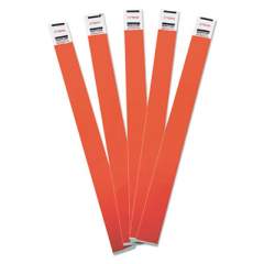 Advantus Crowd Management Wristbands, Sequentially Numbered, 9 3/4 x 3/4, Red, 500/Pack (75510)