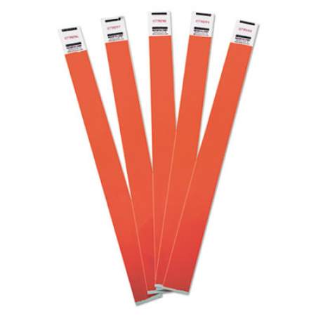 Advantus Crowd Management Wristbands, Sequentially Numbered, 10 x 3/4, Red, 100/Pack (75441)