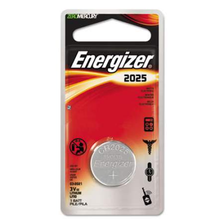 Energizer 2025 Lithium Coin Battery, 3 V (ECR2025BP)