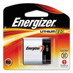 Energizer 223 Lithium Photo Battery, 6 V (EL223APBP)