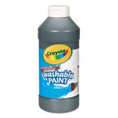 Crayola Washable Paint, Black, 16 oz Bottle (542016051)