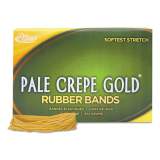 Alliance Pale Crepe Gold Rubber Bands, Size 19, 0.04" Gauge, Crepe, 1 lb Box, 1,890/Box (20195)