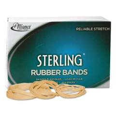 Alliance Sterling Rubber Bands, Size 14, 0.03" Gauge, Crepe, 1 lb Box, 3,100/Box (24145)