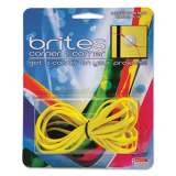 Alliance Brites Corner-To-Corner Rubber Bands, 0.63" x 8.5", 2180 psi Max Elasticity, Yellow, 3/Pack (07869)