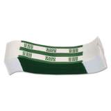 Pap-R Currency Straps, Green, $200 in Dollar Bills, 1000 Bands/Pack (400200)