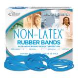 Alliance Antimicrobial Non-Latex Rubber Bands, Size 117B, 0.06" Gauge, Cyan Blue, 4 oz Box, 62/Box (42179)
