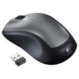 Logitech M310 Wireless Mouse, 2.4 GHz Frequency/30 ft Wireless Range, Left/Right Hand Use, Silver/Black (910001675)
