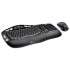 Logitech MK550 Wireless Wave Keyboard + Mouse Combo, 2.4 GHz Frequency/30 ft Wireless Range, Black (920002555)