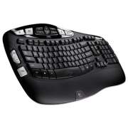 Logitech K350 Wireless Keyboard, Black (920001996)