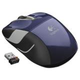 Logitech M525 Wireless Mouse, 2.4 GHz Frequency/33 ft Wireless Range, Left/Right Hand Use, Blue (910002698)