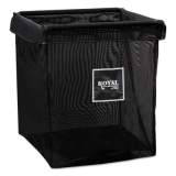 Royal Basket Trucks X-Frame Bag, 8 Bushel, Vinyl/vinyl Coated Mesh, Black (L08KKXXMN)