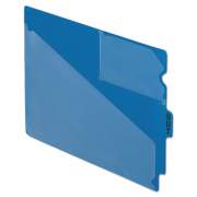 Pendaflex Colored Poly Out Guides with Center Tab, 1/3-Cut End Tab, Out, 8.5 x 11, Blue, 50/Box (13542)