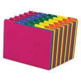 Pendaflex Poly Top Tab File Guides, 1/5-Cut Top Tab, 1 to 30-31, 8.5 x 11, Assorted Colors, 31/Set (40143)