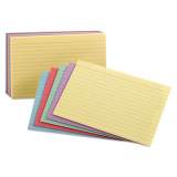 Oxford Ruled Index Cards, 3 x 5, Blue/Violet/Canary/Green/Cherry, 100/Pack (40280)