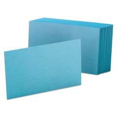 Oxford Unruled Index Cards, 4 x 6, Blue, 100/Pack (7420BLU)