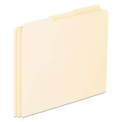 Pendaflex Blank Top Tab File Guides, 1/3-Cut Top Tab, Blank, 8.5 x 11, Manila, 100/Box (EN203)