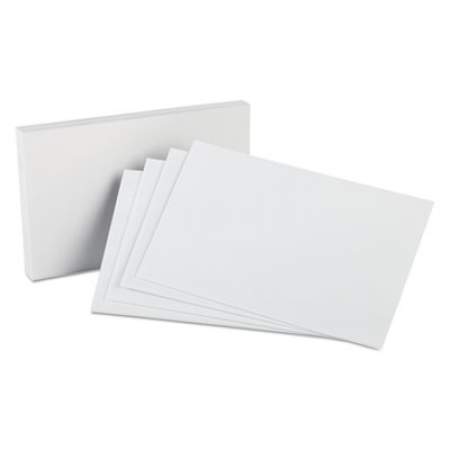Oxford Unruled Index Cards, 5 x 8, White, 100/Pack (50)
