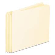 Pendaflex Blank Top Tab File Guides, 1/5-Cut Top Tab, Blank, 8.5 x 11, Manila, 100/Box (EN205)