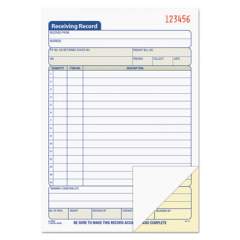 TOPS Receiving Record Book, Two-Part Carbonless, 5.56 x 7 15.94, 1/Page, 50 Forms (46259)