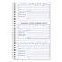 TOPS Spiralbound Message Book, Two-Part Carbonless, 2.83 x 5, 3/Page, 300 Forms (4006)