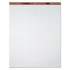 TOPS Easel Pads, Quadrille Rule (1 sq/in), 50 White 27 x 34 Sheets, 4/Carton (7900)