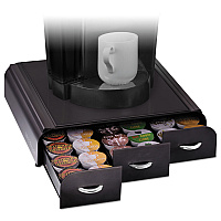 Anchor 36 Capacity Coffee Pod Drawer, 13.46 x 12.87 x 2.72, Black (TRY01BLK)