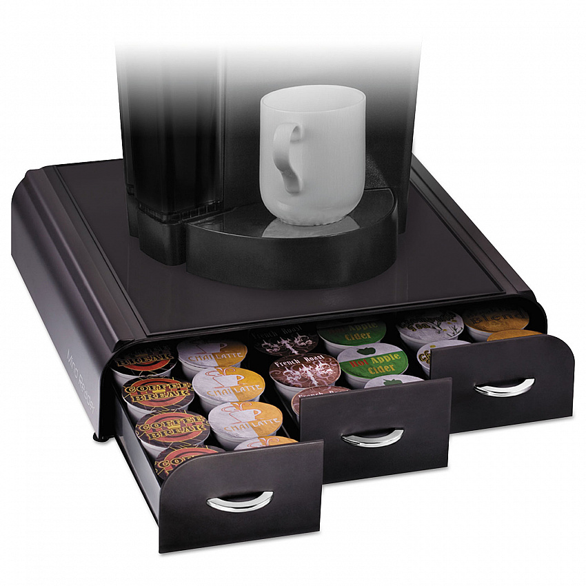Anchor 36 Capacity Coffee Pod Drawer, 13.46 x 12.87 x 2.72, Black (TRY01BLK)