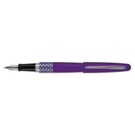 Pilot MR Retro Pop Collection Fountain Pen, Fine 0.7 mm, Black Ink, Purple (91434)