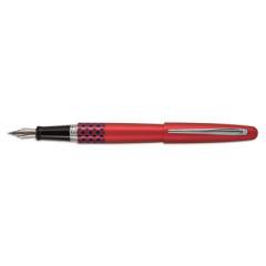 Pilot MR Retro Pop Collection Fountain Pen, Fine 0.7 mm, Black Ink, Red (91432)
