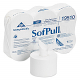 High Capacity Center-Pull Tissue, Septic Safe, 2-Ply, White, 1,000 Sheets/Roll, 6 Rolls/Carton (19510)