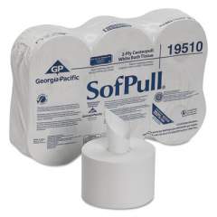 Georgia Pacific Professional High Capacity Center Pull Tissue, Septic Safe, 2-Ply, White, 1000 Sheets/Roll, 6 Rolls/Carton (19510)
