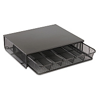 Onyx One Drawer Hospitality Organizer, 5 Compartments, 12.5 x 11.25 x 3.25, Black (3274BL)