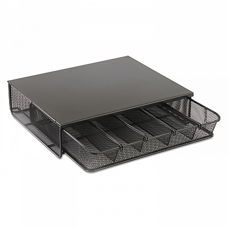 Onyx One Drawer Hospitality Organizer, 5 Compartments, 12.5 x 11.25 x 3.25, Black (3274BL)