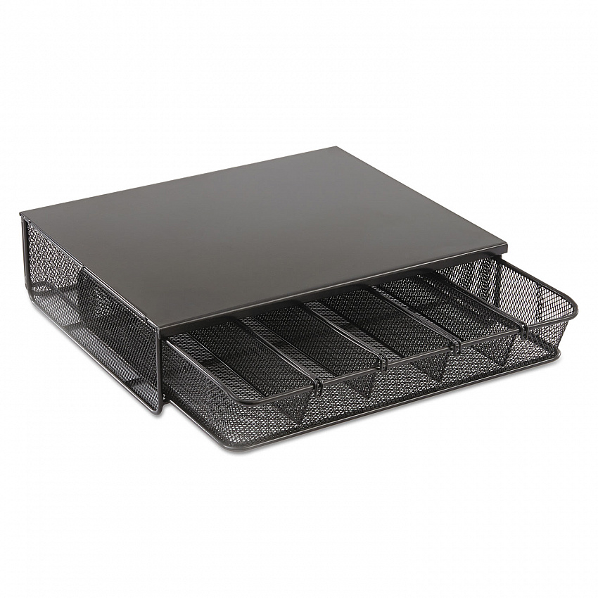 Onyx One Drawer Hospitality Organizer, 5 Compartments, 12.5 x 11.25 x 3.25, Black (3274BL)