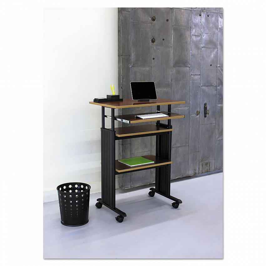Bubble Wastebaskets, 6 gal, Steel, Black (9740BL)