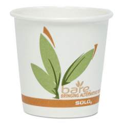Dart Bare By Solo Eco-Forward Recycled Content Pcf Paper Hot Cups, 10 Oz, 1,000/ct (410RC)
