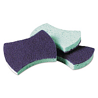Power Sponge #3000, 2.8 x 4.5, 0.6" Thick, Blue/Teal, 20/Carton (3000CT)
